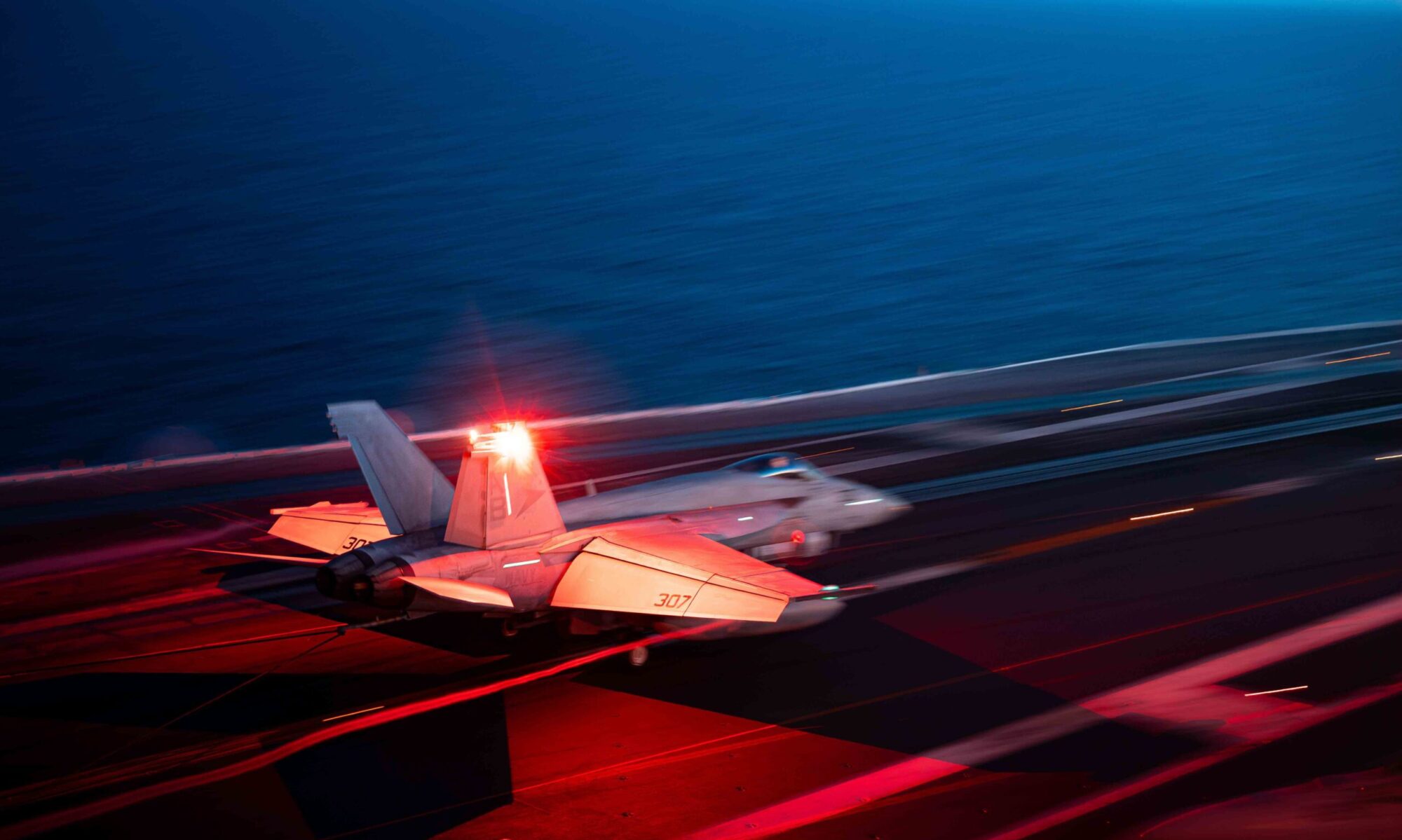 An F/A-18E Super Hornet, attached to the “Sunliners” of Strike Fighter Squadron (VFA) 81, lands on the flight deck of the Nimitz-class aircraft carrier USS Harry S. Truman (CVN 75), Oct. 18, 2024. USS Harry S. Truman, the flagship of the Harry S. Truman Carrier Strike Group (HSTCSG), is on a scheduled deployment in the U.S. 6th Fleet area of operations supporting U.S. Naval Forces Europe-Africa to defend U.S., Allied and partner interests.