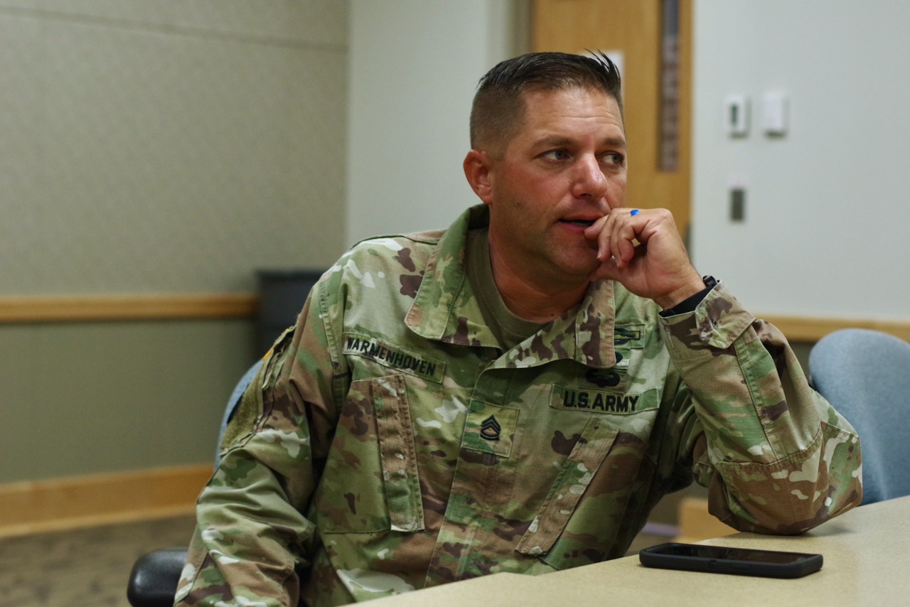 Iowa National Guard Soldiers and Airmen reflect on the 20th anniversary of the September 11 attacks, sharing personal memories and lessons from that day. (U.S. Army National Guard photo by Staff Sgt. Jason Everett.)