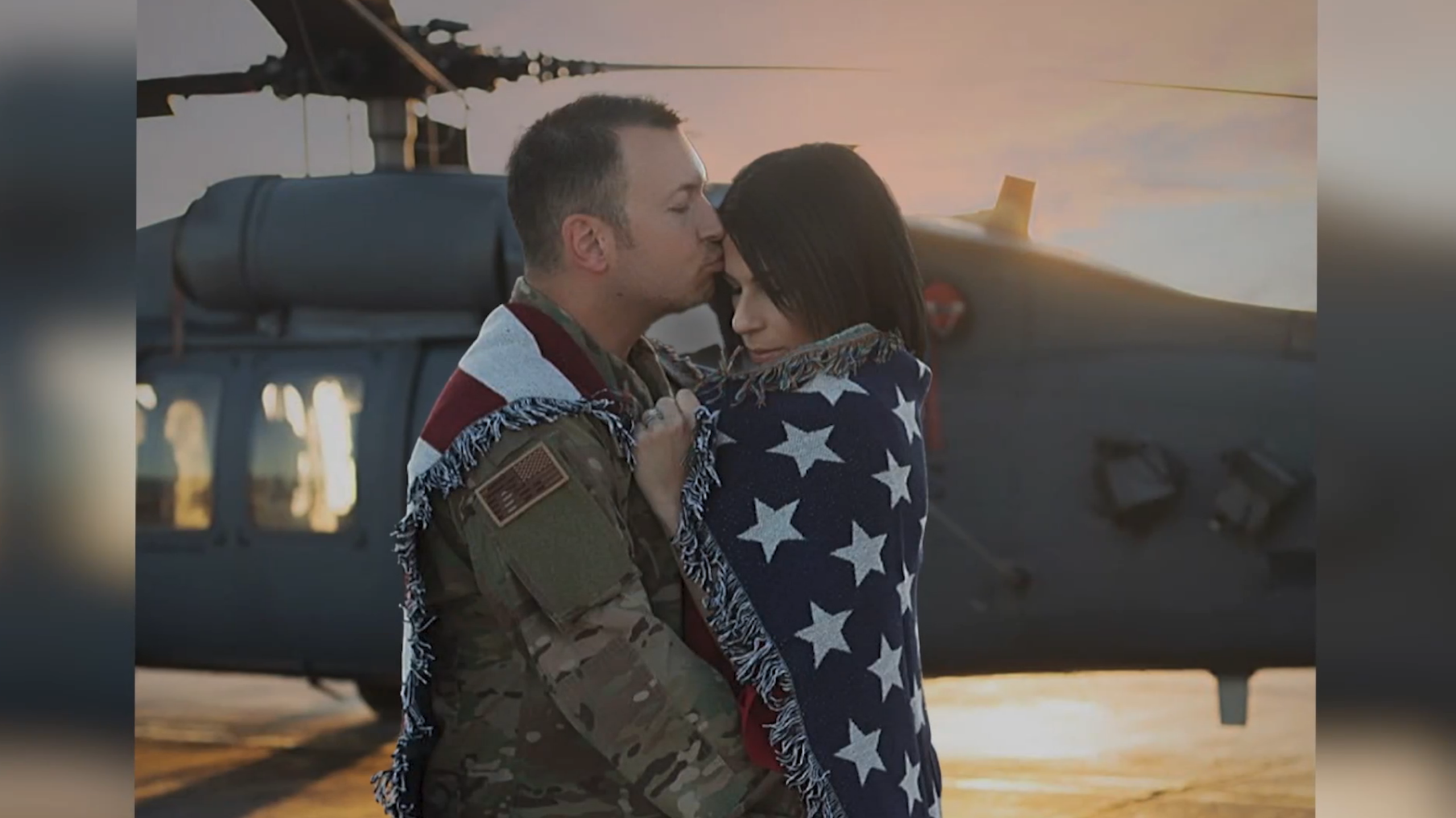 U.S. Air Force Senior Master Sgt. and 438th Supply Chain Operations Squadron speaks about his wife at their home in Bethel Housing, Virginia, Oct. 14, 2025. His wife, the 2024 Joan Orr Spouse of the Year, shared her experience as a military spouse and how her support enables her husband to accomplish the Air Force mission. (U.S. Air Force video by Airman 1st Class Skylar Ellis.)