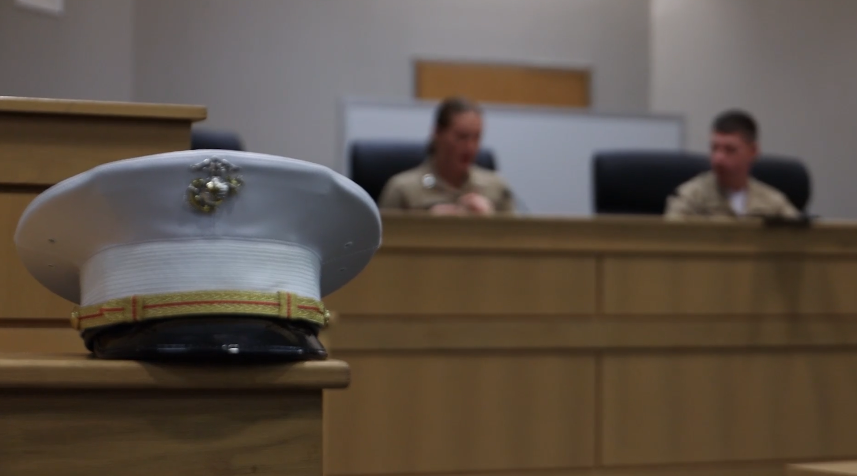 U.S. Marine Corps Capt. and judge advocate with Western Recruiting Region discusses the process of becoming a Marine Corps judge advocate. Judge advocates are attorneys responsible for upholding the law and core values of the Marine Corps. By serving as judge advocates, Marines gain knowledge and expertise through criminal litigation experience across diverse legal portfolios. (U.S. Marine Corps photo by Staff Sgt. Lennon Dregoiw.)
