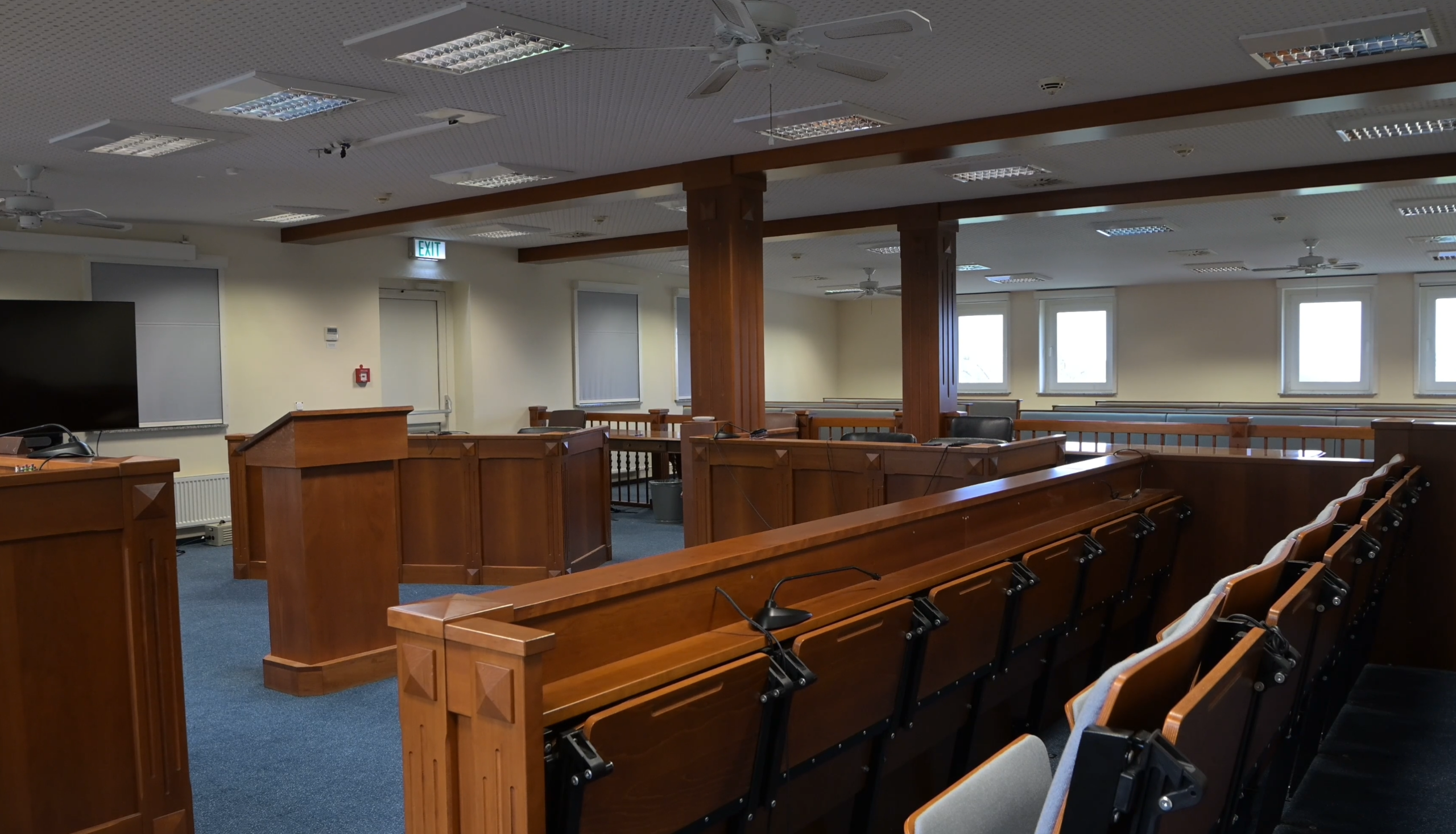 A b-roll compilation of the 52nd Fighter Wing trial courtroom at Spangdahlem Air Base, Germany, May 6, 2024. Trial courtrooms are the public face of the military justice system and help promote respect for the tradition and purpose of the law and judicial process. (U.S. Air Force video by Airman 1st Class Demi M. Ebert.)